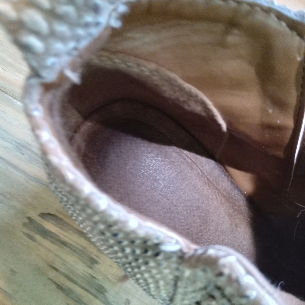 Bare Traps Grafton Almond Snakeskin Ankle Boots Size 8.5 - Picture 15 of 15